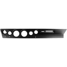 1967-69 Dodge Dart; 6-Gauge Dash Panel; (2) 3-3/8" (4) 2-1/16" Holes; w/ AC Controls; Black