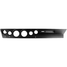 1967-69 Dodge Dart; 6-Gauge Dash Panel; (2) 3-3/8" (4) 2-1/16" Holes; w/o AC Controls; Black