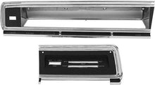 1967-69 Dodge Dart Standard Dash Bezel Set; without AC; Gauge Bezel; Heater Bezel