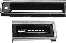 1967-69 Dodge Dart Standard Dash Bezel Set; with AC; Gauge Bezel; AC & Heater Control Bezel