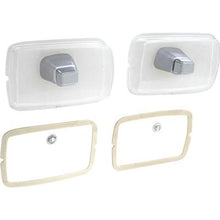 1968 Plymouth Barracuda Parking Lamp Lenses; Pair