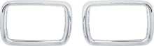 1967 Plymouth Barracuda Park Lamp Bezels; Pair