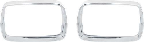 1968 Plymouth Barracuda; Park Lamp Bezels; Pair