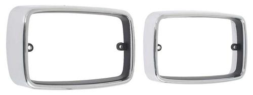 1970-72 Valiant, Duster, Scamp; Park Lamp Bezels; Pair