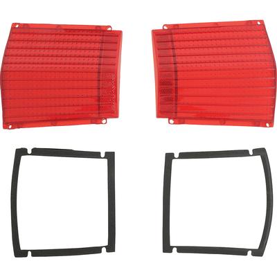 1967 Dodge Dart; Tail Lamp Lens with Gaskets; Pair