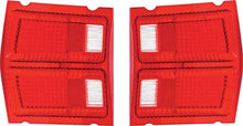 1969 Dodge Dart; Tail Lamp Lenses; with Gaskets; Pair