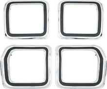 1973-74 Dodge Dart Sport Tail Lamp Bezel Set; Set of 4
