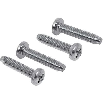 Chrome Plated Standard Lens Screws, #8-32 x 13/16", 1969 Dart Park Lamp Lens Screw Set - 4 Piece