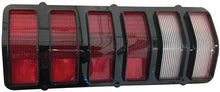 1971-72 Dodge Demon; Outer Tail Lamp Lens; Gloss Black Trim; LH Drivers Side
