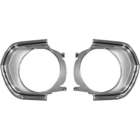 1968 Plymouth Barracuda; Headlamp Bezels; RH & LH; Pair