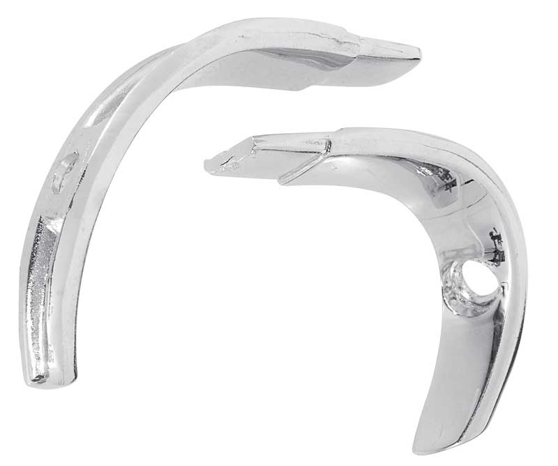 MA688019 - 1968-72 Dodge Dart GT, GTS; Lower Roof Drip Moldings; 2 Door Hardtop; Stainless; Pair