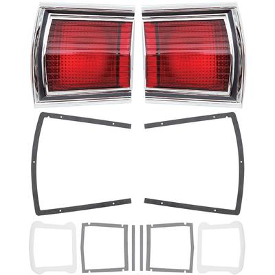 1967 Dodge Dart; Tail Lamp Assemblies; with Gaskets; Preassembled; Pair