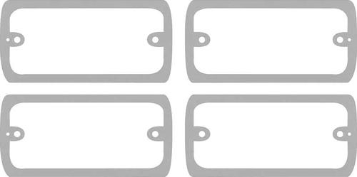 1971-73 Dodge Dart, Swinger, Scamp; Tail Lamp Gasket Set; 4 Piece Set