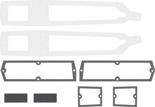 1964 Dodge Valiant; Tail Lamp Gasket Set; 8 Piece Set