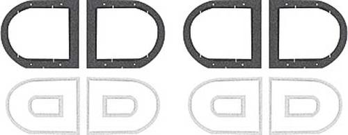 1965 Dodge Dart; Tail Lamp Gasket Set
