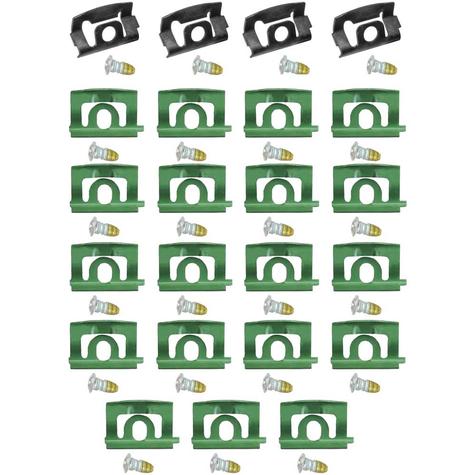 MA9867B - 1968-76 Dodge Dart, Plymouth Scamp; Front Windshield Molding Clip Set; 23 Piece Set