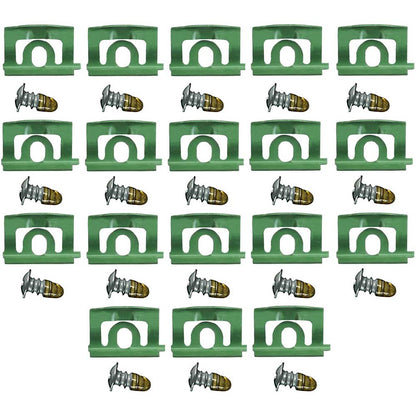 MA9871B - 1968-69 Plymouth Barracuda; Rear Window Molding Clip Set; Coupe, Hardtop; 18-Piece Set