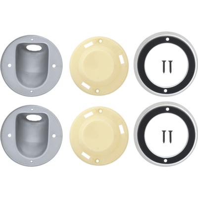 1964-66 Chrysler, Dodge, Plymouth; Dome Lamp Assembly; Bezels, Lenses, Bases; 6 Piece Set