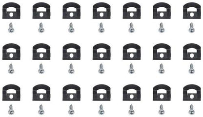 MB1166 - 1969-70 Dodge, Plymouth B-Body; Rear Window Molding Clip Set; 2 Door Hardtop, Coupe; 21-Piece Set