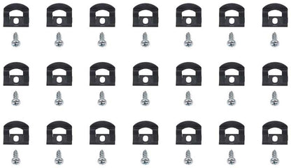 MB1166 - 1969-70 Dodge, Plymouth B-Body; Rear Window Molding Clip Set; 2 Door Hardtop, Coupe; 21-Piece Set