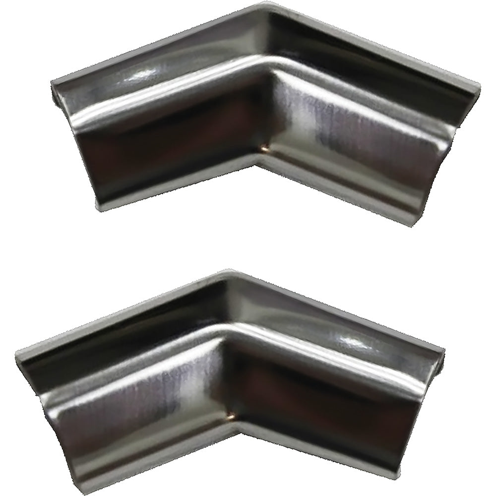 MB1679C - 1968-70 Dodge, Plymouth; B-Body; Roof Drip Rail Corner Molding Set; Pair