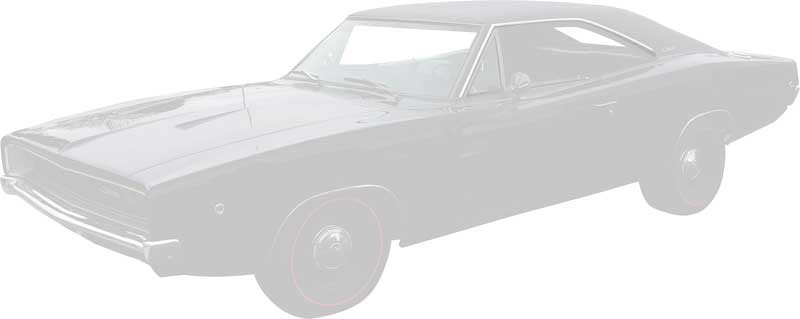 MB1679 - 1968-70 Dodge, Plymouth; B-Body; Roof Drip Rail Molding Set; 6 Piece Set