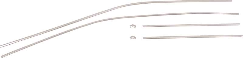MB1679 - 1968-70 Dodge, Plymouth; B-Body; Roof Drip Rail Molding Set; 6 Piece Set