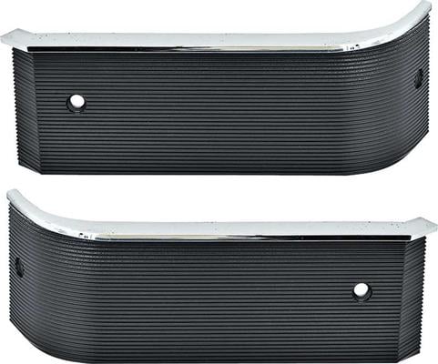 MB1688 - 1968 Charger, Coronet, Super Bee; Lower Dash Panel Trim; Black Ribbed Design
