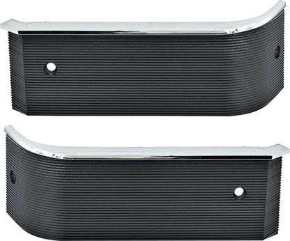 MB1688 - 1968 Charger, Coronet, Super Bee; Lower Dash Panel Trim; Black Ribbed Design
