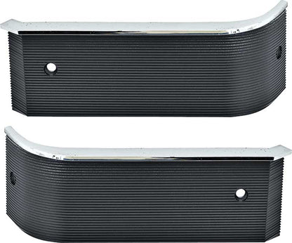 MB1688 - 1968 Charger, Coronet, Super Bee; Lower Dash Panel Trim; Black Ribbed Design
