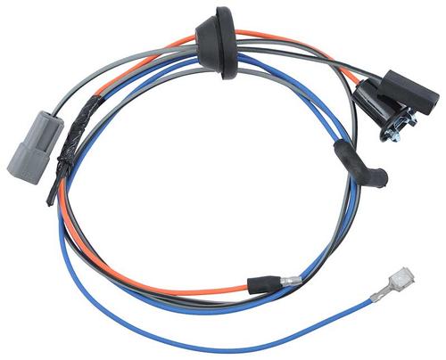 1968-70; Dodge, Plymouth B-Body; Tachometer Dash Side Harness; without Rallye Gauges