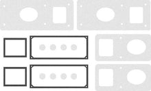 1965 Dodge Coronet; Tail Lamp Gasket Set; Except 500 Models