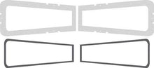 1967 Dodge Coronet; Tail Lamp Gasket Set; Base Models