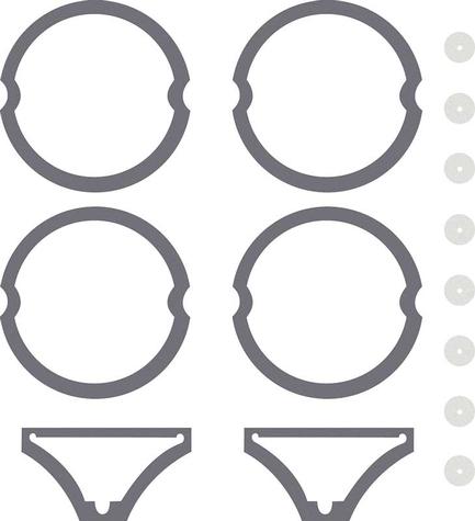 1968 Dodge Charger; Tail Lamp Gasket Set