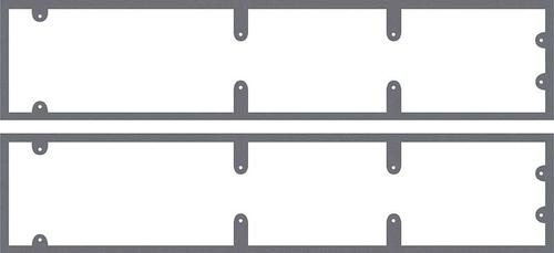1971-72 Dodge Charger, R/T. Rallye; Tail Lamp Gasket Set; Except Base models