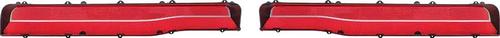 1969-70 Dodge Charger Tail Lamp Lens Set; with Horizontal Silver Accent Stripe; Pair