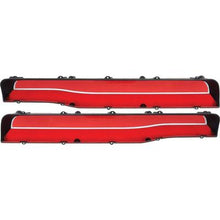 1969-70 Dodge Charger Tail Lamp Lens Set; with Horizontal Silver Accent Stripe; Pair