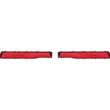1970 Charger Tail Lamp Lens Set with Reflector; without Silver Accent; Pair