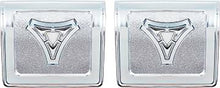 1965 Dodge Coronet 500 Tail Lamp Bezel Extensions; Pair
