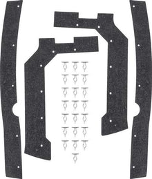 1968-69 Dodge Coronet; Headlight Splash Shields; Top Front Inner Fender
