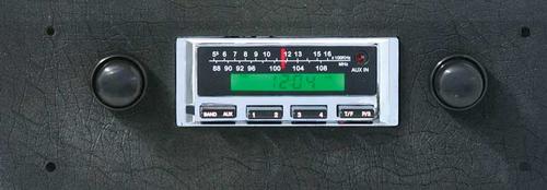 1968-69 Road Runner 200 Watt Am/Fm Radio With Chrome Face