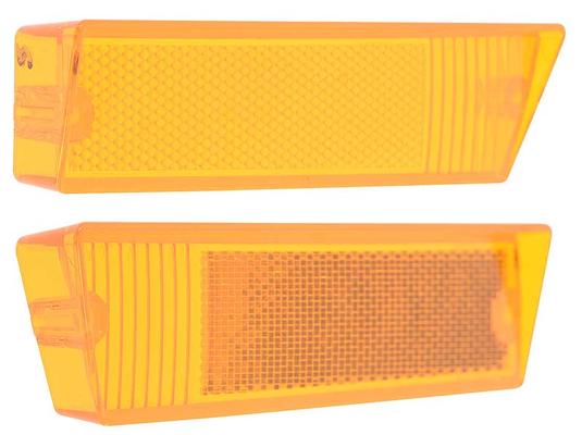 1970 Charger, Coronet; Front Side Marker Lens and Gasket Set ; Amber; Pair