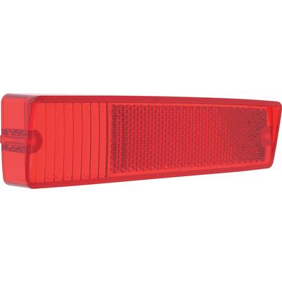 1970 Charger, Coronet; Rear Side Marker Lens and Gasket Set; Red; Pair