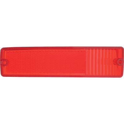 1970 Charger, Coronet; Rear Side Marker Lens and Gasket Set; Red; Pair
