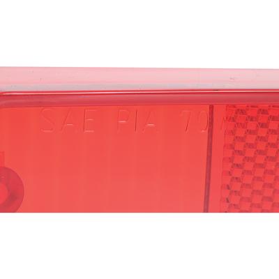 1970 Charger, Coronet; Rear Side Marker Lens and Gasket Set; Red; Pair
