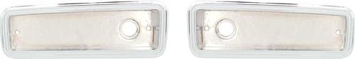 1970 Dodge Charger Rear Side Marker Bezels; Pair