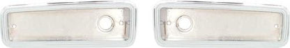 1970 Dodge Charger Rear Side Marker Bezels; Pair