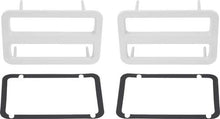 1971 Dodge Charger Front Side Marker Bezels; Pair