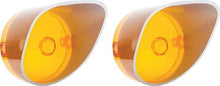 1971-72 Plymouth B-Body Park Lamp Lenses; Amber; Pair