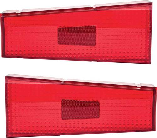 1967 Dodge Coronet R/T / 500 Tail Lamp Lenses; with Gaskets; Pair